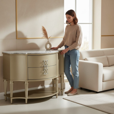 Luxus Kommode Moderne Sideboard Schrank Dekorative Einrichtung Wohnzimmer
