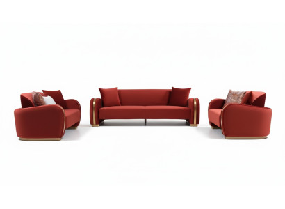 Sofagarnitur 321 Sitzer Set Design Sofa Couchen Couch Luxus Gruppe Polster Neu