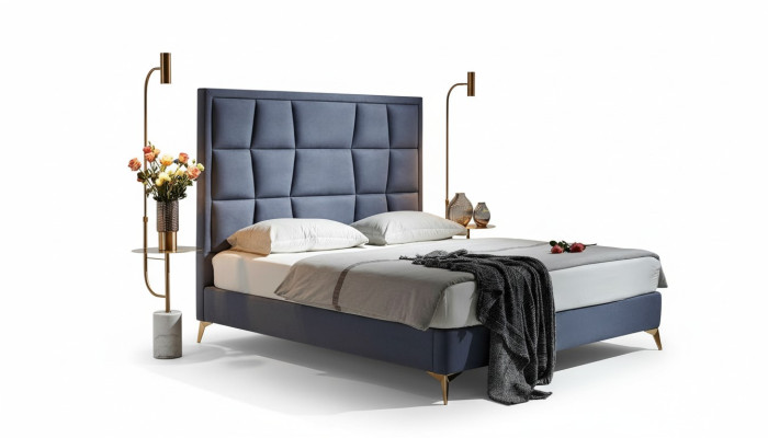 Komplettes Schlafzimmer Set Bett 2x Nachttisch 3 tlg. Sets Betten Designer Luxus