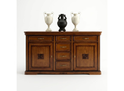 Kommode Schubladen Holz Kommode Wohnzimmer Sideboard Schrank Schränke Massiv Neu