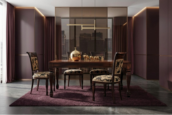 Esszimmer Stühle Luxus Sessel Stuhl Holz Braun Stühle Wohnzimmer Möbel Neu