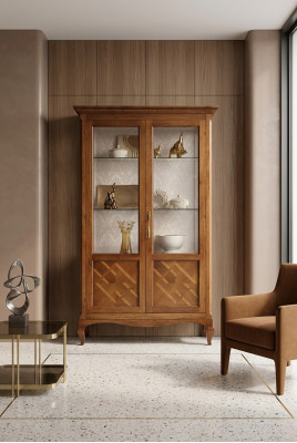 Wohnzimmer Anrichte Glas Schrank Vitrine Esszimmer Anrichte Holz Schränke Möbel