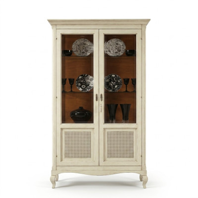 Vitrine Holz Luxus Schränke Klassische Anrichte Design Möbel Italienische Braun