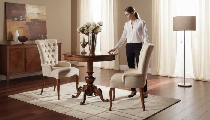 Runder Esstisch Holz Tisch Moderne Möbel Wohnzimmer Tische Esstische