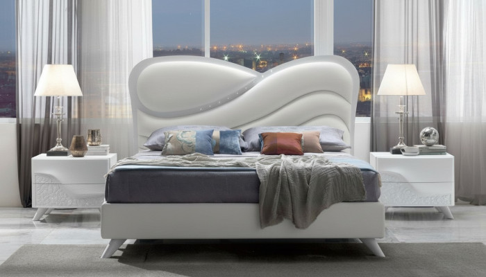 Bett Polster Design Luxus Doppel Hotel Betten Schlaf Zimmer Bettgestelle Holz