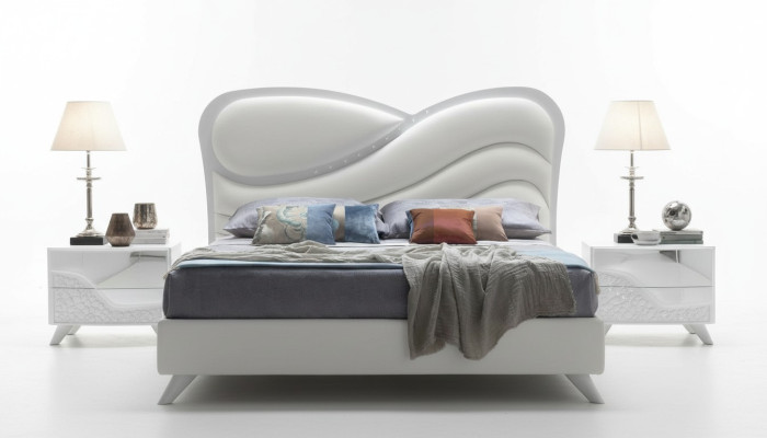 Bett Polster Design Luxus Doppel Hotel Betten Schlaf Zimmer Bettgestelle Holz