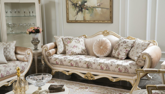 Sofa 3 Sitzer Sofas Luxus Dreisitzer Polster Design Wohnzimmer Klassisches Möbel
