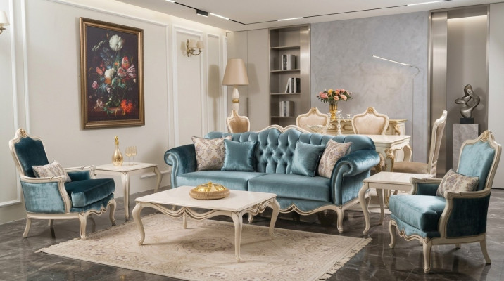 Sofa Design Dreisitzer Couch Polster 3er Sofas Zimmer Möbel Luxus Stoff