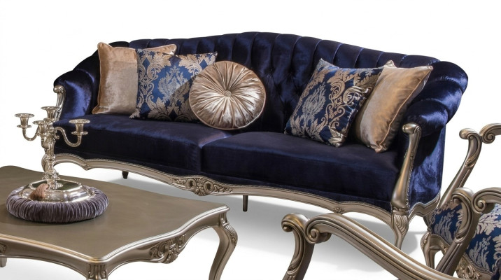 Polster Designer Möbel Dreisitzer Sofa 3 Sitzer Sofas Textil Couchen Neu