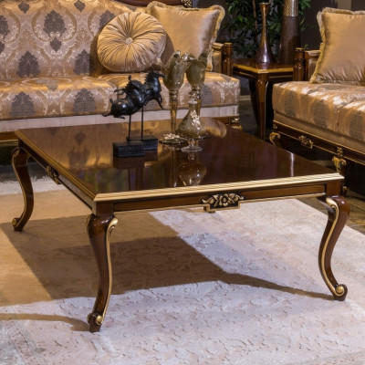 Luxus Couchtisch Braune Couchtische Wohnzimmer Holz Tisch Möbel