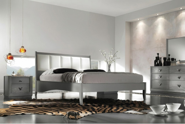 Schlafzimmer Bett Nachttisch Betten Holz Gruppe Doppel Design Garnitur Set 3tlg.