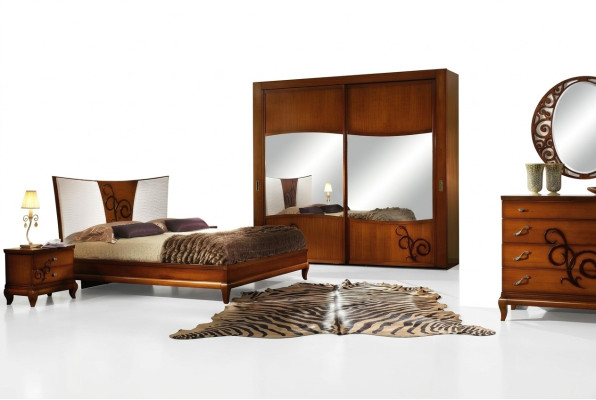Bett Doppelbetten Modernes Bettgestell Betten Bettrahmen Holz Hotel Design Neu