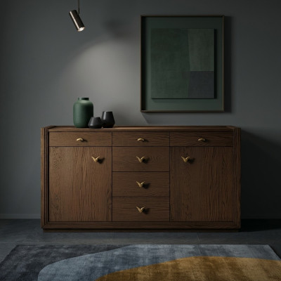 Kommode Sideboard Schrank Luxus Kommoden Schrank Regal Möbel Holzschrank Italy