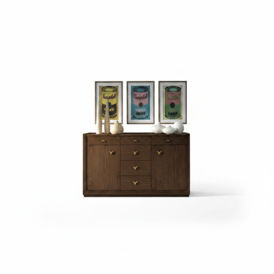 Kommode Sideboard Schrank Luxus Kommoden Schrank Regal Möbel Holzschrank Italy