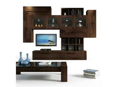 Wohnwand tv Wand Anbauwand Wohnzimmer Möbel rtv Wohnwände Schrank Regal