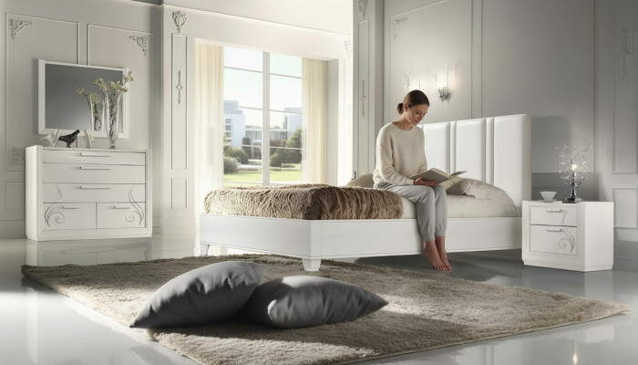 Doppelbetten Bett Modern Bettgestell Betten Doppel Bettrahmen Polster Design Neu