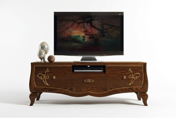 Lowboard Schrank rtv Wohnzimmer tv Holz Möbel Schrank Klassisch Sideboard Neu