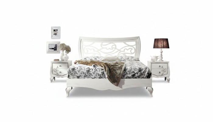 Schlafzimmer Bett Nachttisch Garnitur Gruppe Betten Doppel Bettgestell 3tlg. Neu