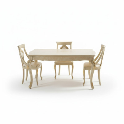 Esstisch Ausziehbar Klassischer Design Tisch Italienische Möbel Tische Holz Ess