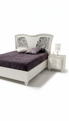Modern Bett Bettgestelle Bettrahmen Holz Doppel Design Betten Weiß Doppelbett