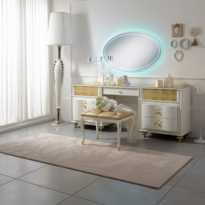 Luxus Set Schminktisch Spiegel XXL Konsole Kommode Schlafzimmer Modern Komplett