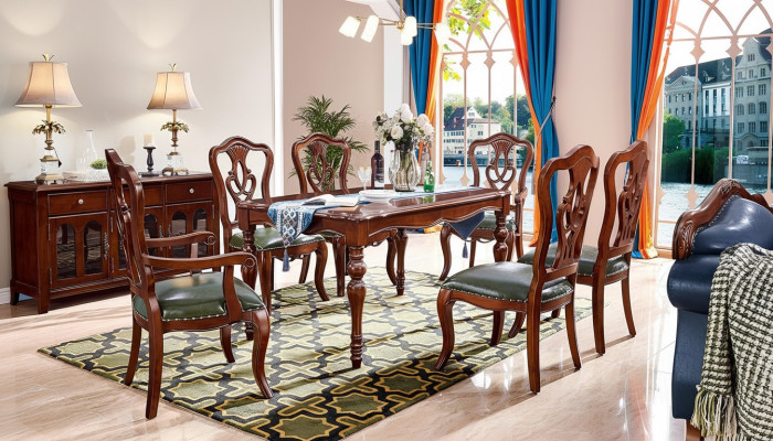 Komplett Set 6 Stühle Esszimmer Gruppe Holz Stuhl Luxus Möbel Barock