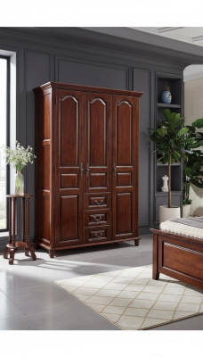 Kleiderschrank Schlafzimmer Holz Klassisch Design Möbel Schränke Neu