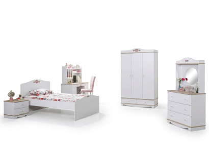 Kinderzimmer Jugendzimmer Design Schlafzimmer Luxus Möbel Komplett Set Neu 5tlg