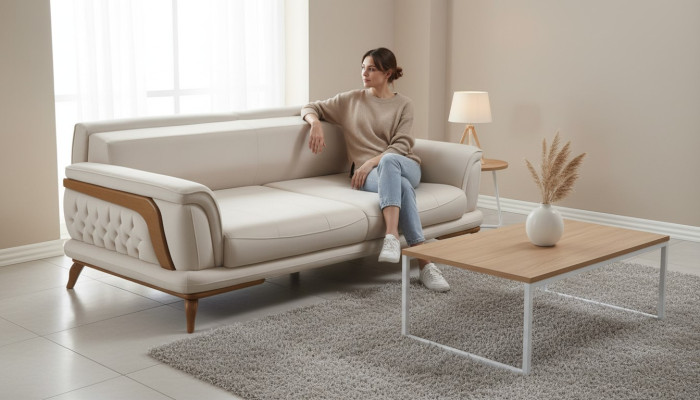 Couch Sofa Klassisches Stil Couchen Dreisitzer Sofa Möbel 3 Sitzer