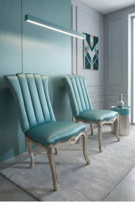 Esszimmer Stuhl Luxus Wohnzimmer Italienische Möbel Lehnstuhl Barock Rokoko Neu