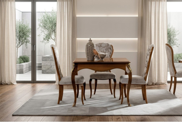 Komplett Set Esstisch 4x Stühle Esszimmer Set Ess Gruppe Holz Tisch Tische 5tlg