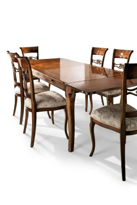 Tisch Holztisch Barock Rokoko Esszimmer Königlicher Esstisch Klassischer Tische