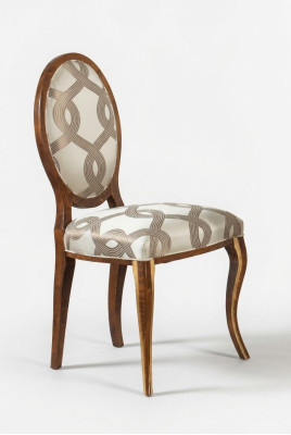 Esszimmer Holz Möbel Stühle Luxus Design Polster Stuhl Lehn Sitz Büro Möbel Neu