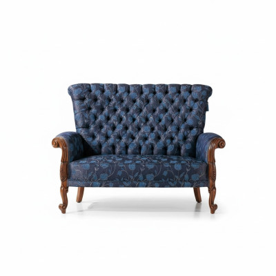 Sofa 2 Sitzer italienische Möbel design textil Polster sitz sofas Zweisitzer Neu