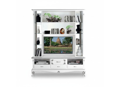 Wohnzimmer Wandregal TV Schrank Wandschränke Regal Holz Wohnzimmer Möbel Neu