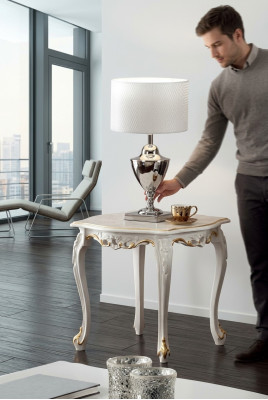 Beistelltisch Holz Tische Klassischer Couch Tisch Kaffeetisch Italienische Möbel