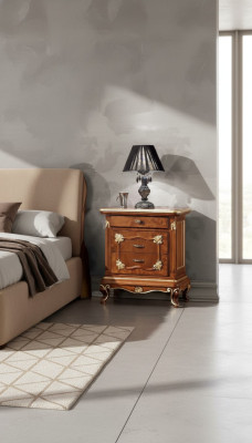 Nachttisch Design Konsole Beistell Tische Schlaf Zimmer Holz Luxus Konsolen Neu