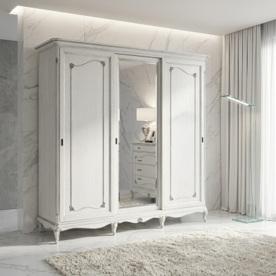 Kleiderschrank xxl Schlafzimmer Schränke Design Holzschrank Italienische Möbel