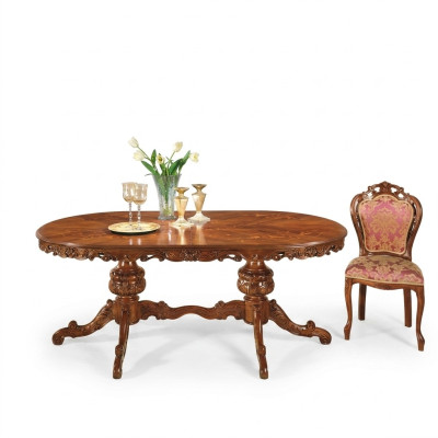 Möbel Einrichtung Gruppe Tisch + 2 Stuhle Set 3tlg. Esstisch Garnitur Esszimmer