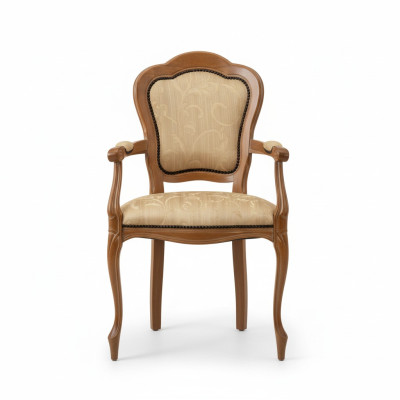 Klassische Stühle Designer Esszimmerstuhl Luxus Holz Lehnstuhl Holzstuhl Stuhl