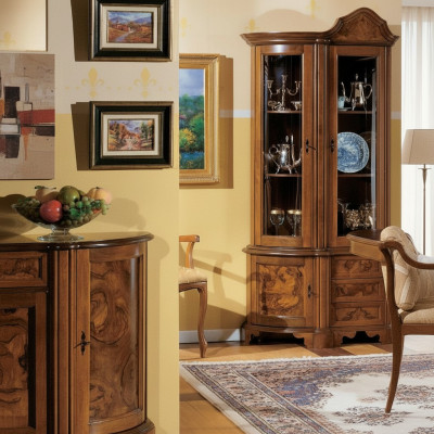Möbel Glasschrank Vitrine Holz Vitrinen Glas Schrank Schränke Regale Italien