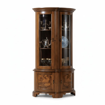 Möbel Glasschrank Vitrine Holz Vitrinen Glas Schrank Schränke Regale Italien