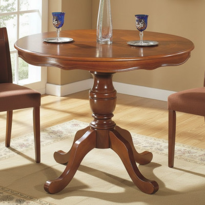 Luxus Rund Tisch Massiv Holz Italien Esszimmer Tische Runde Möbel Esstisch Neu