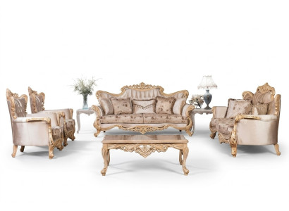 Sofagarnitur 3+3+1+1 Sitzer Couchtisch Garnitur Sofa Sofas Set 5tlg