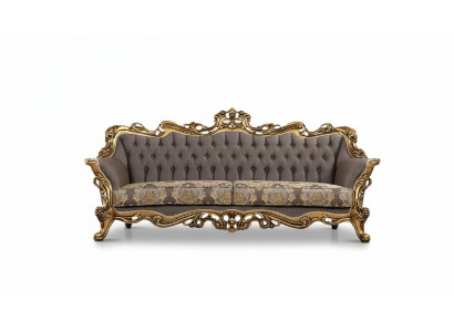 Dreisitzer Sofa 3 Sitzer Dreibettsofa Sofa Sofas Sessel Sitz Stoff Stil Barock