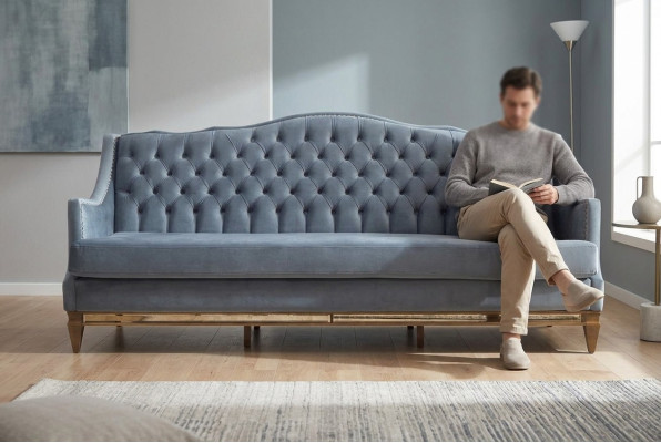 Luxus Möbel Polster Couch Holz Italien Polster Sofa Klassische Couchen