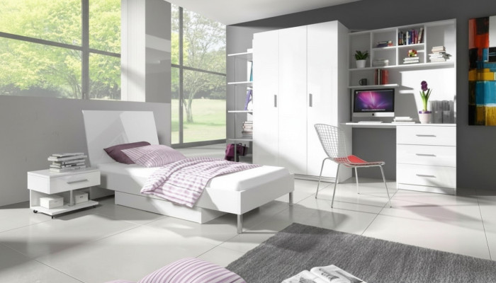 Bücherschrank Eckschrank Regal Schrank Holz für Kinderzimmer Jugendzimmer Möbel