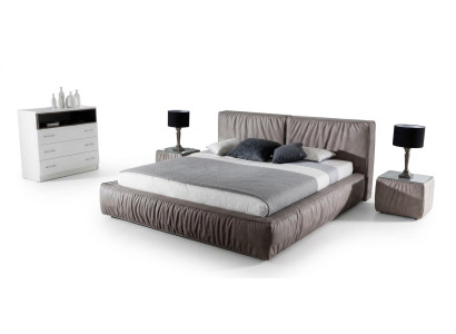 Nachttisch Braun Holz Möbel Design Beistelltisch Schlafzimmer Tisch