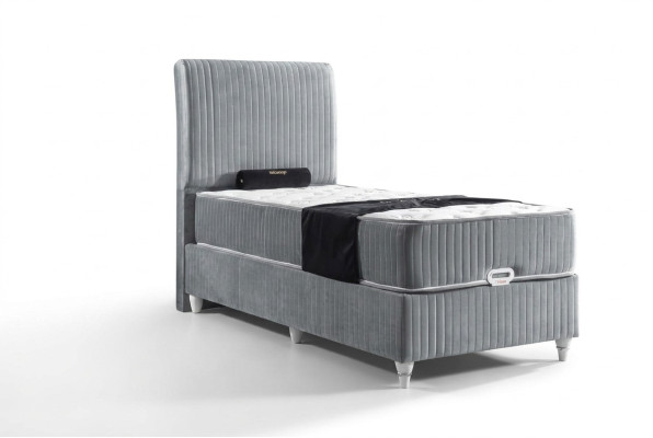 Luxus Boxspring Bett Hotel Singel Betten mit Matratze 90x200 Möbel