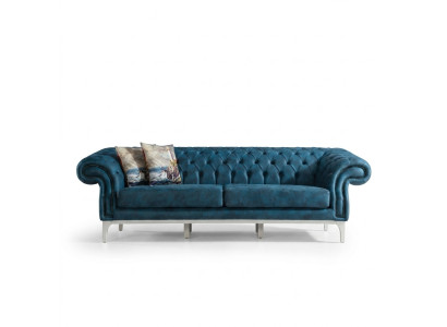 3 Sitzer Polster Sofas Wohnzimmer Couchen Modern Stil Designer Möbel Sofa